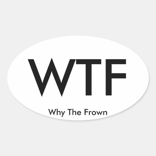 WTF travel sticker (sheet of 4) (Front)