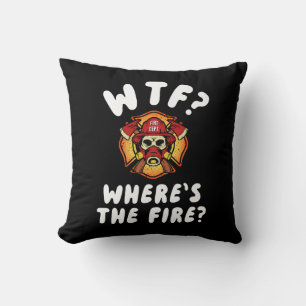 WTF Where's the Firefighter Cushion