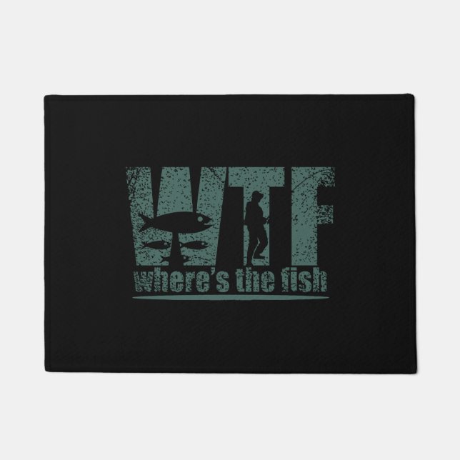 WTF Wheres The Fish Doormat (Front)