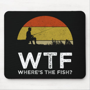 WTF - Where's The Fish? Mouse Pad