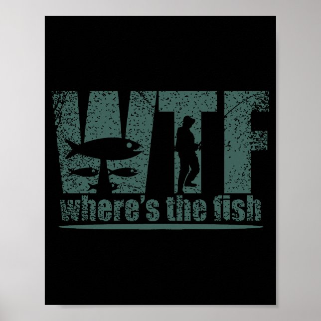 WTF Wheres The Fish Poster (Front)