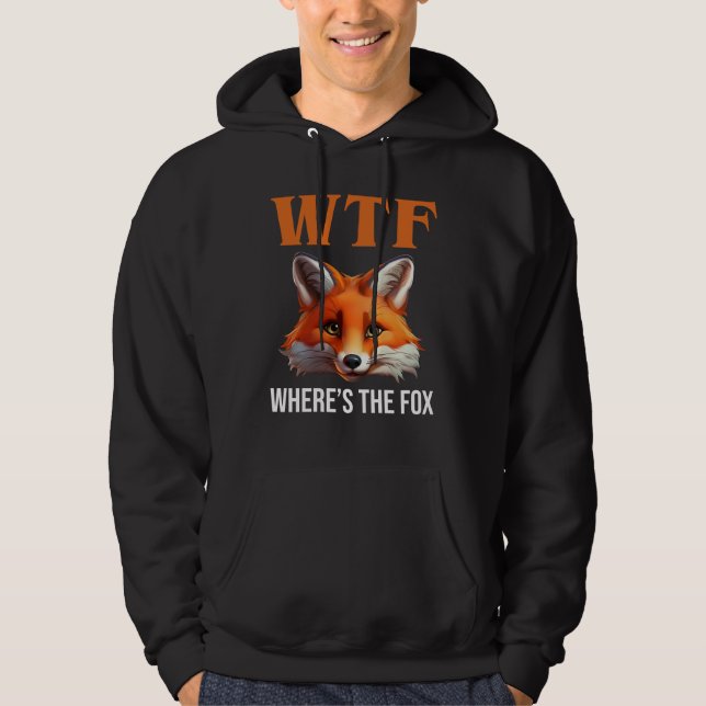 WTF - Where's The Fox Hoodie (Front)