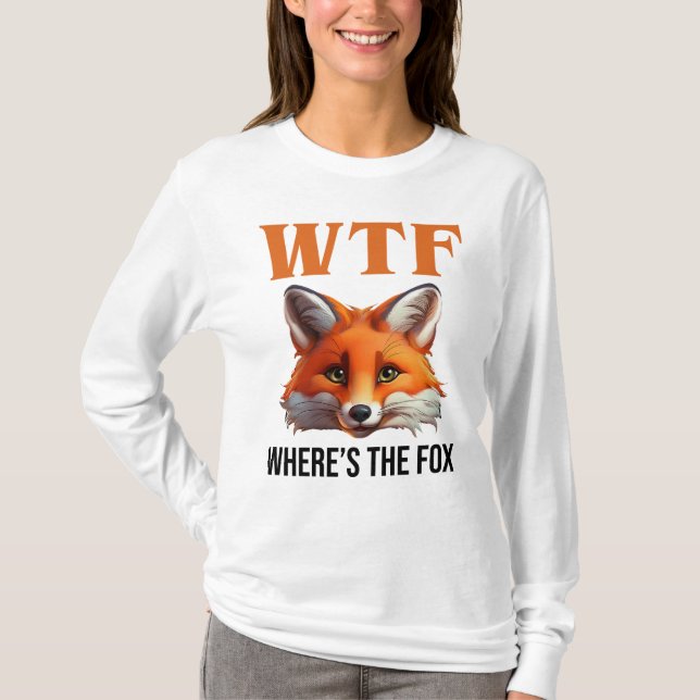 WTF - Where's The Fox T-Shirt (Front)
