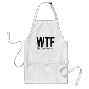 WTF: Win The Face-off (Hockey) Standard Apron