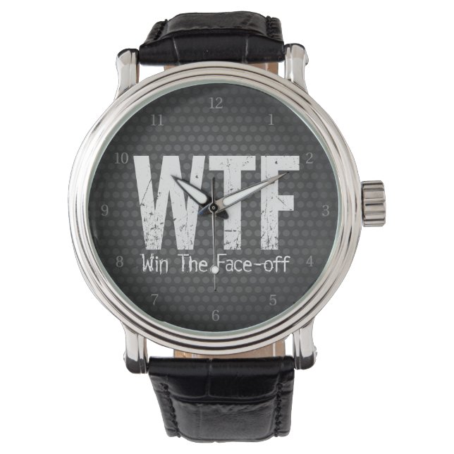 WTF: Win The Face-off (Hockey) Watch (Front)