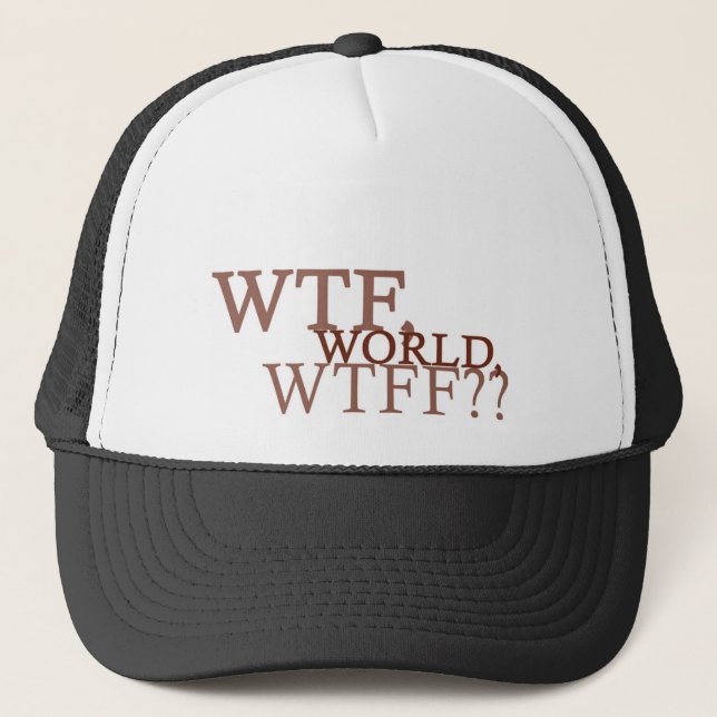 WTF World Trucker Hat (Front)
