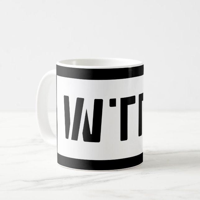 WTFO COFFEE MUG (Front Left)