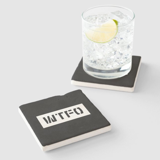 WTFO STONE COASTER (Side)