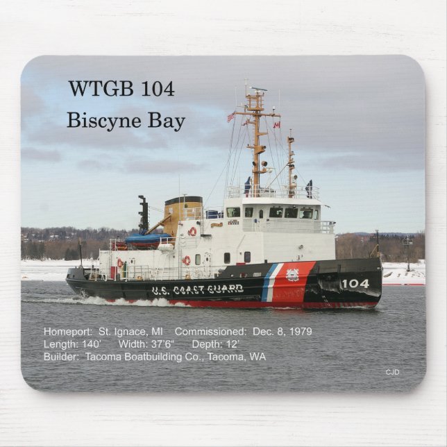 WTGB 104 Biscyne Bay mousepad (Front)