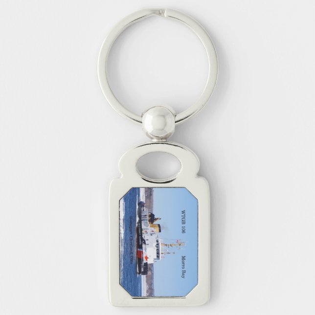 WTGB 106 Morro Bay metal key chain (Front)