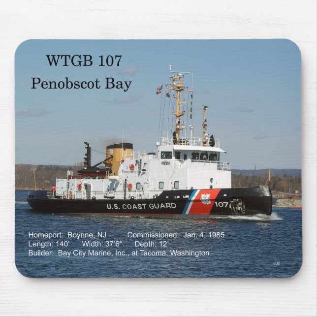 WTGB 107 Penobscot Bay mousepad (Front)