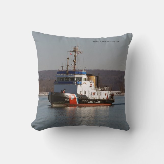 WTGB 108 Thunder Bay square pillow (Front)
