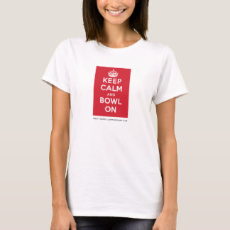 WTLBC "Keep Calm and Bowl On" – Light (Women's) T-Shirt