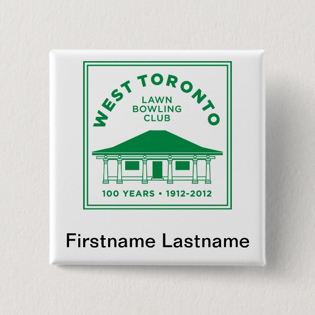 WTLBC personalised button (Front)