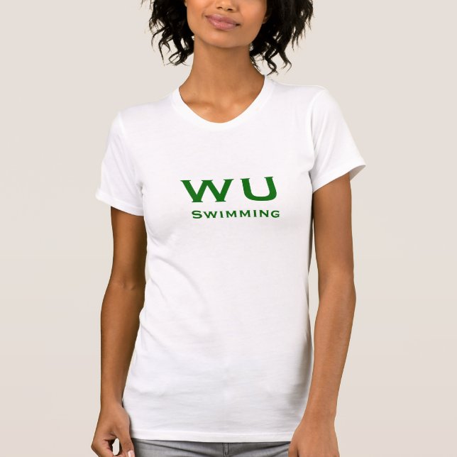 WU Swimming Tee (Front)