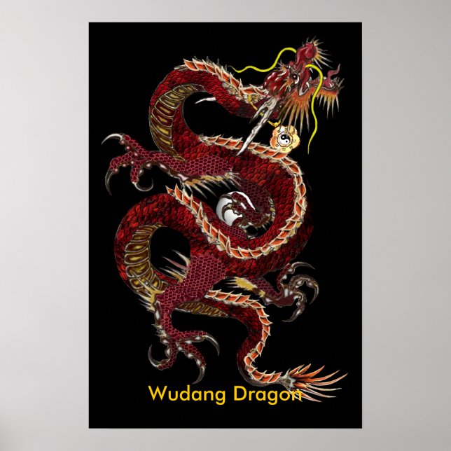 Wudang Dragon Poster - Customized (Front)