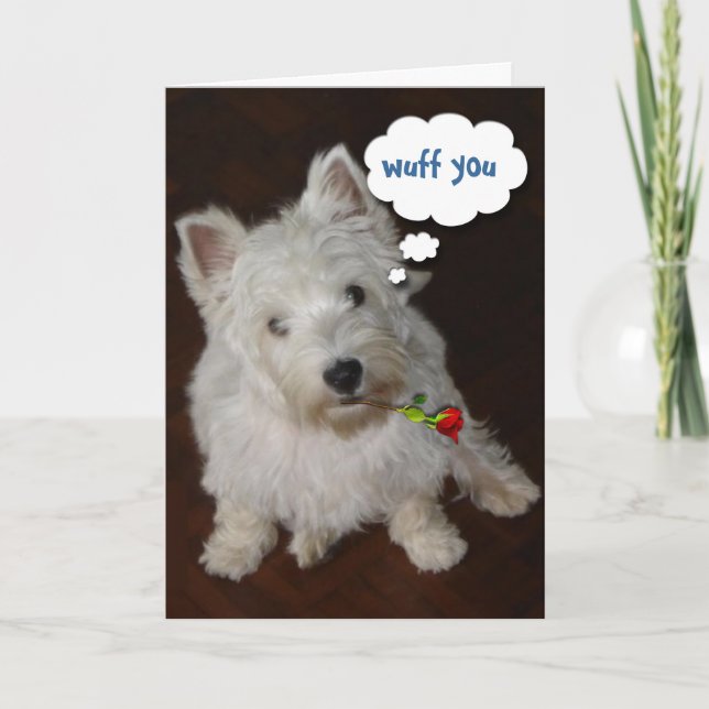 Wuff You Holiday Card (Front)