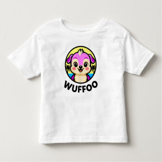 Wuffoo Adventures Cute Kawaii Puppy animation logo Toddler T-Shirt