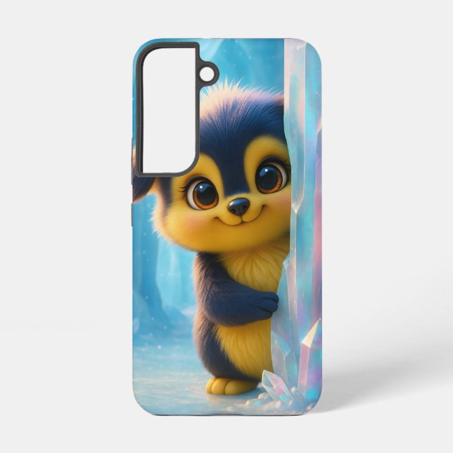 Wuffoo Molli Cute Kawaii Puppy Ice cave  Samsung Galaxy S22 Case (Back)
