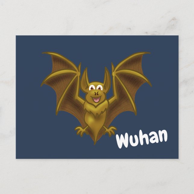 Wuhan Bat Postcard (Front)