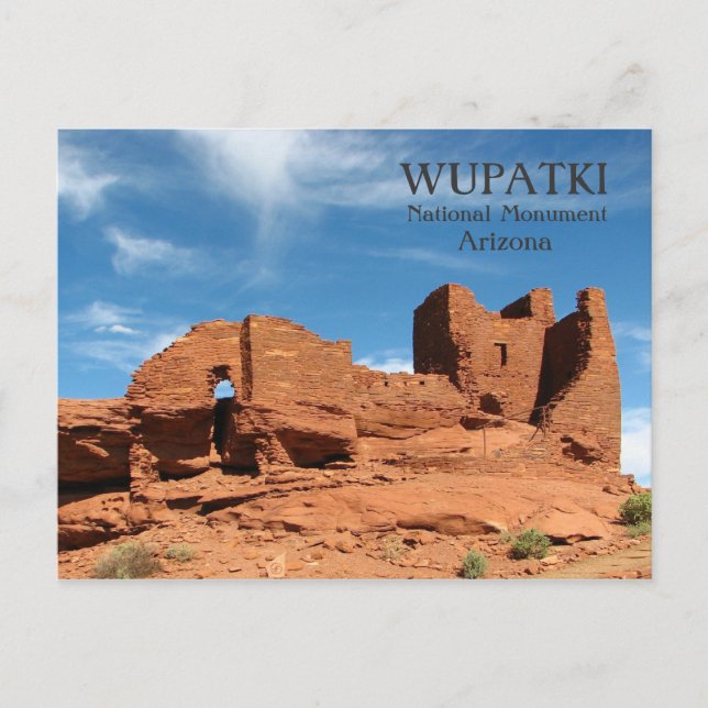 Wupatki Postcard! Postcard (Front)