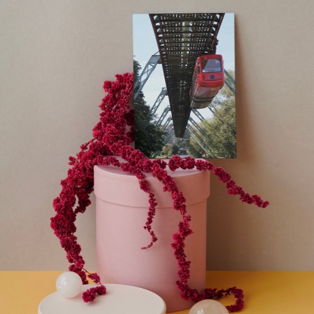 Wuppertal Floating Train / Wuppertaler Schwebebahn Postcard (Creator Uploaded)