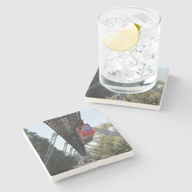Wuppertal Floating Train / Wuppertaler Schwebebahn Stone Coaster (Side)