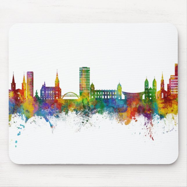 Wuppertal Germany Skyline Mouse Pad (Front)