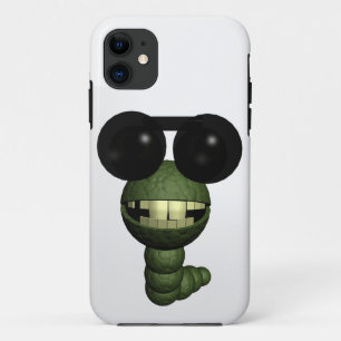 Wurm mit Sonnenbrille iPhone 11 Case