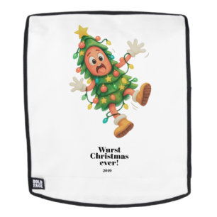 Wurst Christmas ever! Funny Salami Backpack