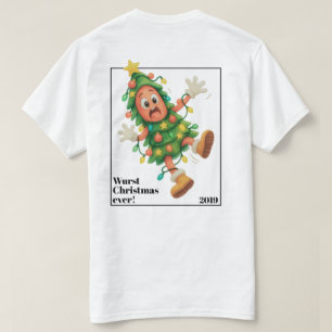 Wurst Christmas ever! Funny Salami T-Shirt