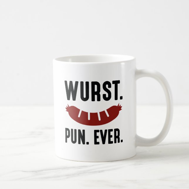 Wurst Pun Ever Coffee Mug (Right)