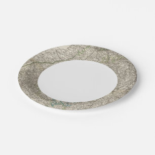 Wurtemberg, Baden Paper Plate