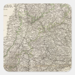 Wurtemberg, Baden Square Sticker