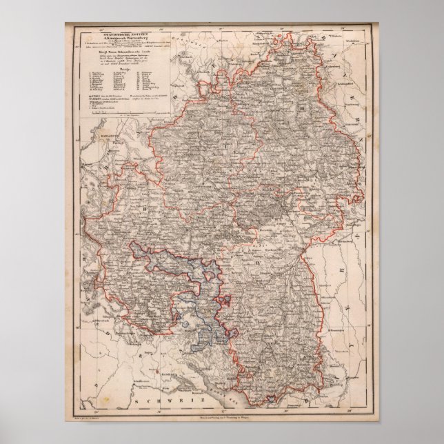 Wurtemberg, Germany Poster (Front)