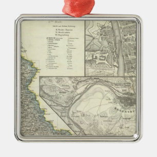 Wurzburg, Bavaria, Regensburg Metal Ornament