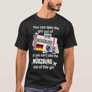 Würzburg Boarding Pass Würzburg Girl Würzburg T-Shirt