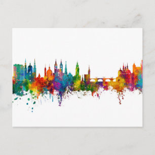 Würzburg Germany Skyline Postcard