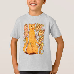 Wut? / An Orange Cat Illustration T-Shirt