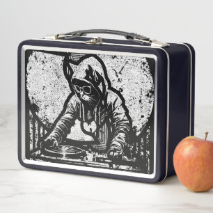 Wutang Cat DJ Style Metal Lunch Box