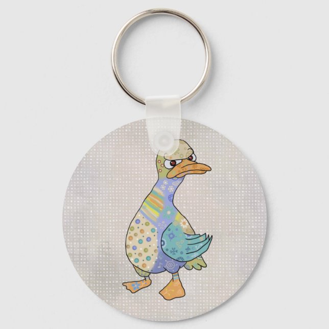 wütende Ente   Key Ring (Front)