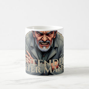 Wütender Alter Mann – Cartoon-Illustration Coffee Mug