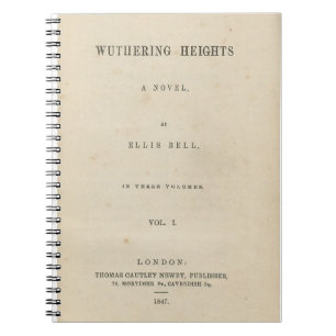 Wuthering Heights Original 1847 Book Cover