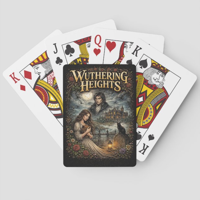 Wuthering Heights Playing Cards (Back)