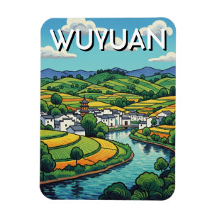 Wuyuan China Postcard Magnet