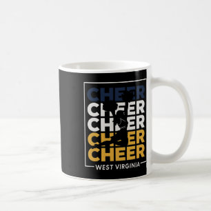 Wv Cheer West Virginia Cheerleader Cheerleading Da Coffee Mug