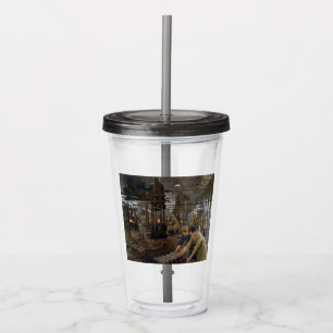WW1 1918 Women Working at a Munitions a Factory Acrylic Tumbler