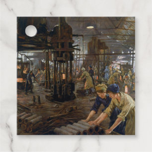 WW1 1918 Women Working at a Munitions a Factory Favour Tags
