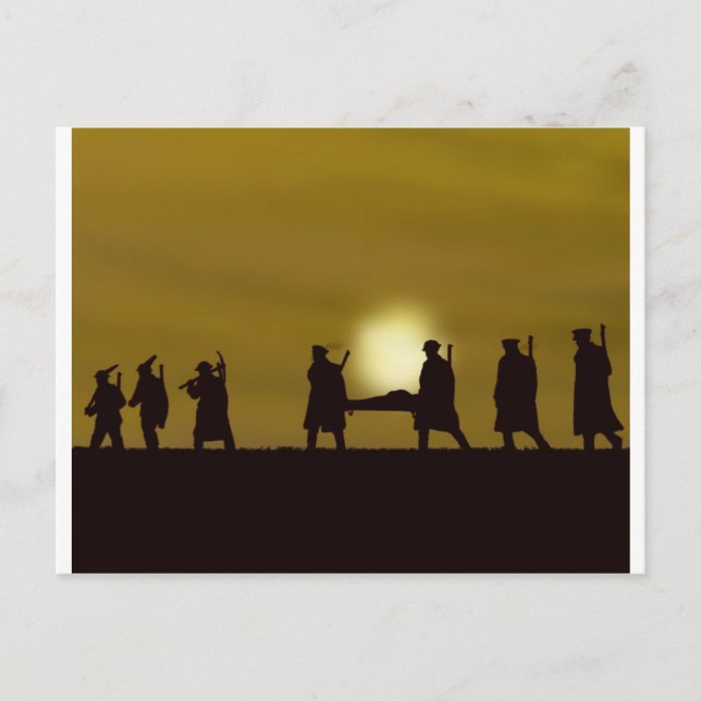 WW1 British Heroes Postcard (Front)