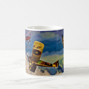 WW1 Dogfight over France, Coffee Mug
